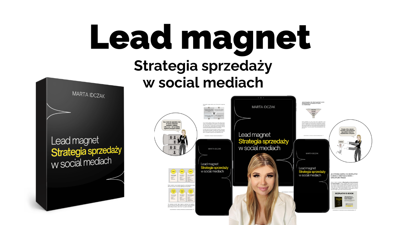 E-book „Lead magnet -strategia sprzedaży w social mediach